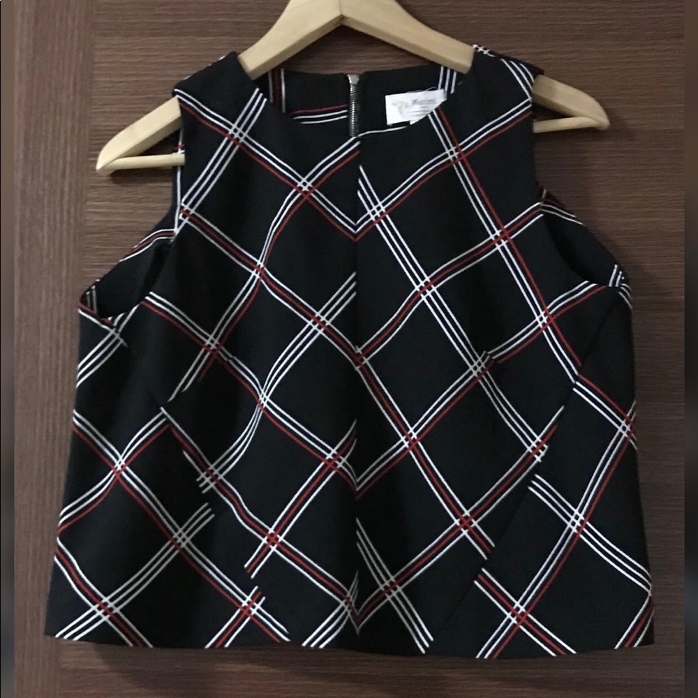 BN black, white & red Crop top from Tokyo japan